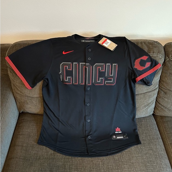 Nike Authentic Cincinnati Reds City Connect Matt McLain Jersey Men’s Sz L - Picture 1 of 7